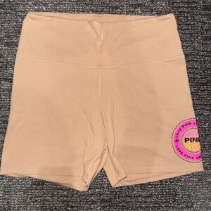 PINK Victoria's Secret Women's Tan  Bike Shorts